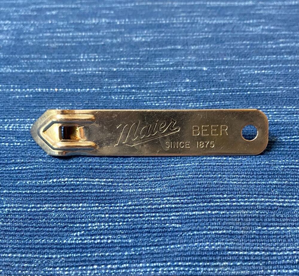 Vintage Maier Brewing Company Beer Advertising Can Opener Los Angeles CA 13B